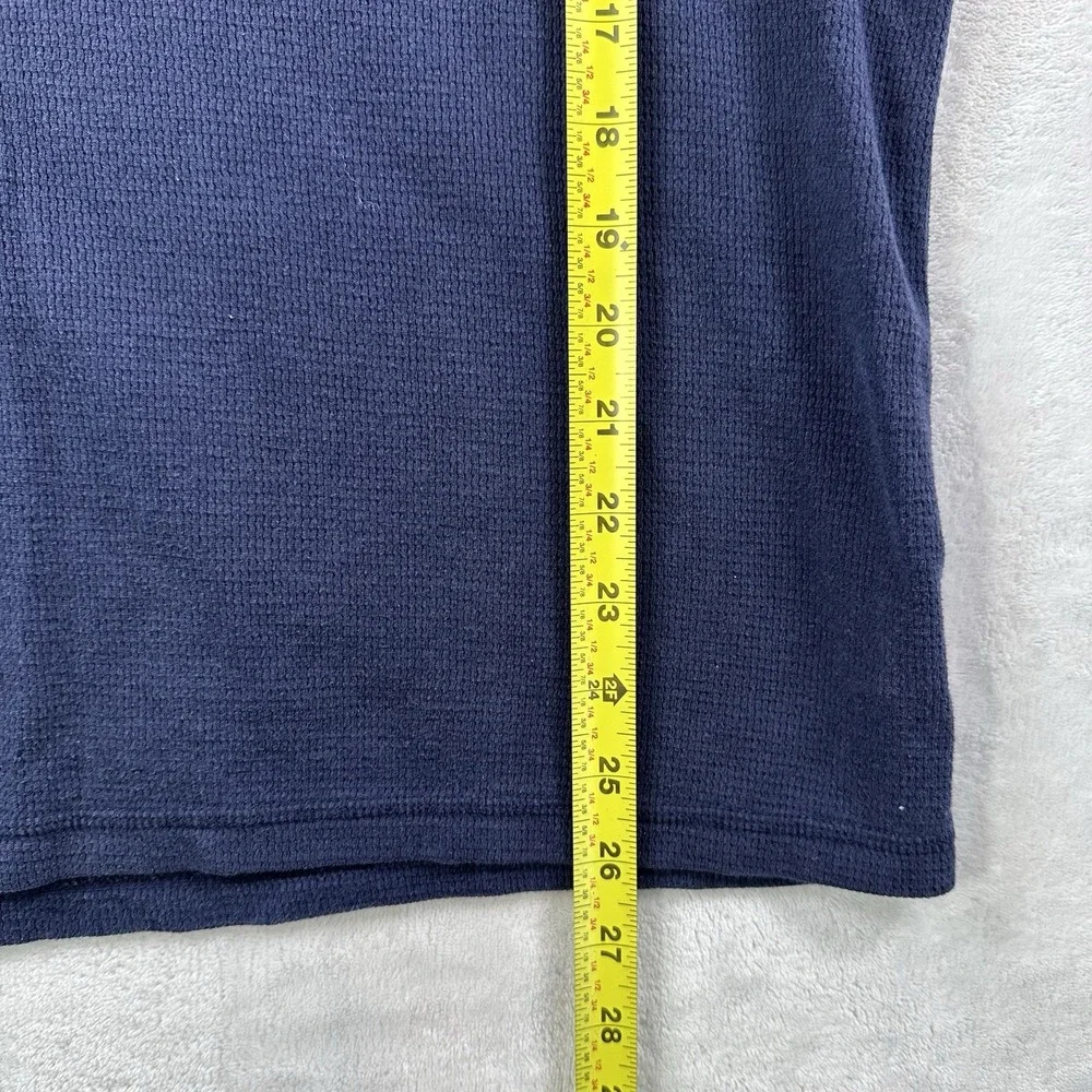 Polo Ralph Lauren Mens LARGE Waffle Knit Thermal Pajama Shirt Top